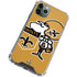 NFL New Orleans Saints Retro Logo iPhone 12 Pro Max Clear Case