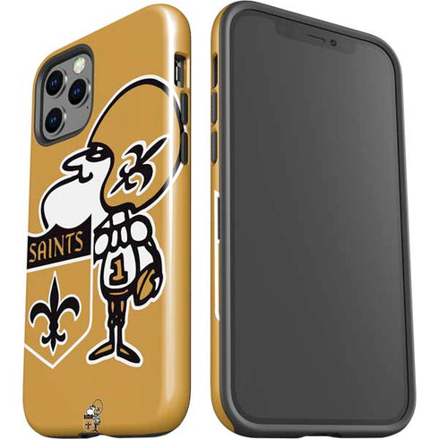 NFL New Orleans Saints Retro Logo iPhone 12 Pro Max Impact Case