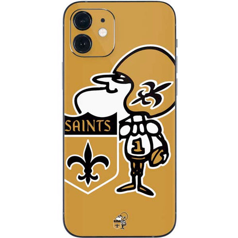 NFL New Orleans Saints Retro Logo iPhone 12 Skin