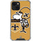 NFL New Orleans Saints Retro Logo iPhone 13 Clear Case