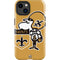 NFL New Orleans Saints Retro Logo iPhone 15 Plus Impact Case