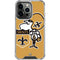 NFL New Orleans Saints Retro Logo iPhone 14 Pro Clear Case