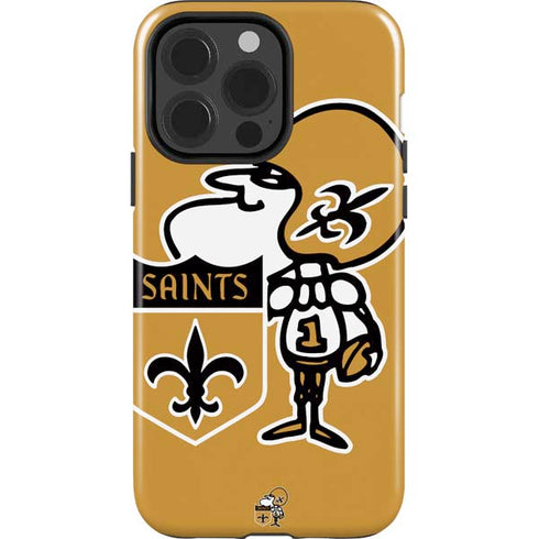 NFL New Orleans Saints Retro Logo iPhone 14 Pro Impact Case