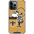 NFL New Orleans Saints Retro Logo iPhone 14 Pro Max Clear Case