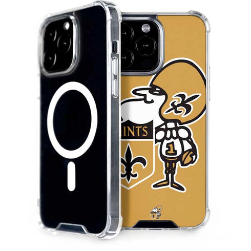 NFL New Orleans Saints Retro Logo iPhone 14 Pro Max MagSafe Case