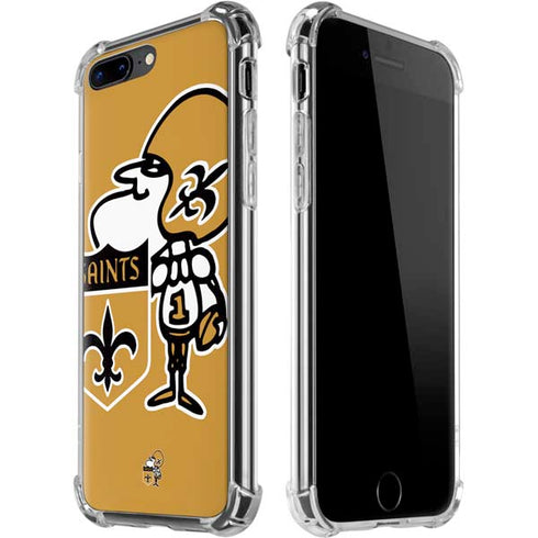 NFL New Orleans Saints Retro Logo iPhone 7/8 Plus Clear Case