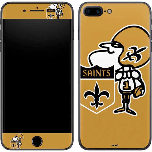 NFL New Orleans Saints Retro Logo iPhone 8 Plus Skin