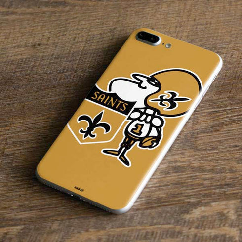NFL New Orleans Saints Retro Logo iPhone 8 Plus Skin