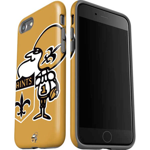 NFL New Orleans Saints Retro Logo iPhone SE (2nd & 3rd Gen) Pro Case