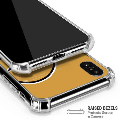 NFL New Orleans Saints Retro Logo iPhone X/XS Clear Case