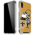 NFL New Orleans Saints Retro Logo iPhone XR Clear Case