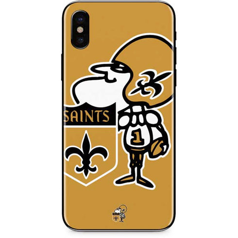 NFL New Orleans Saints Retro Logo iPhone XS Max Skin