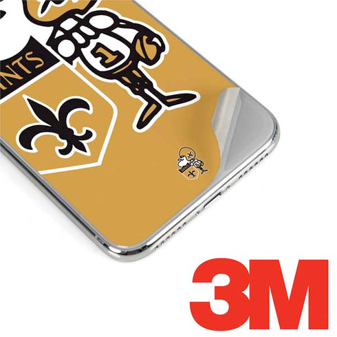 NFL New Orleans Saints Retro Logo iPhone XS Max Skin
