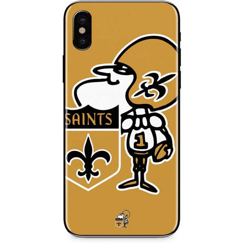 NFL New Orleans Saints Retro Logo iPhone XS Skin
