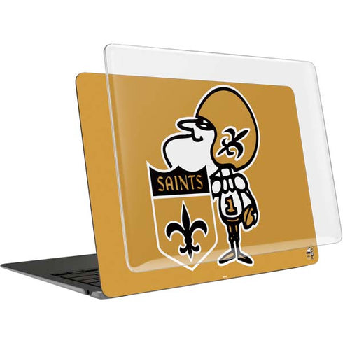 NFL New Orleans Saints Retro Logo MacBook Air 15in (2023-2025) Case plus Skin