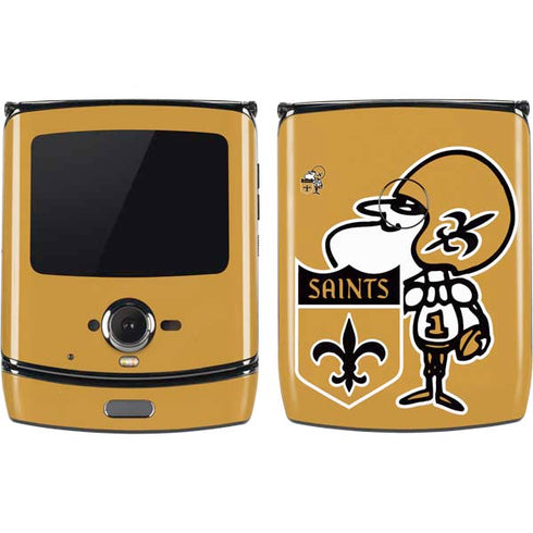 NFL New Orleans Saints Retro Logo Motorola RAZR Skin