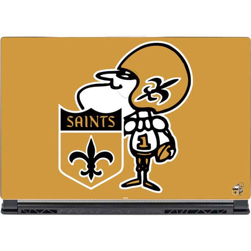 NFL New Orleans Saints Retro Logo MSI GS65 Stealth Laptop Skin