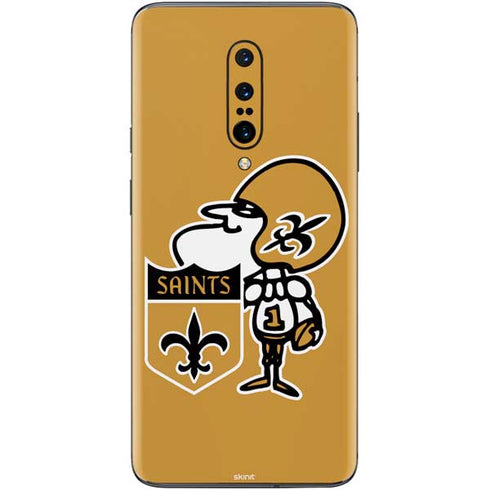 NFL New Orleans Saints Retro Logo OnePlus 7 Pro Skin