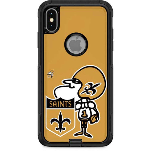 NFL New Orleans Saints Retro Logo Otterbox Commuter iPhone Skin