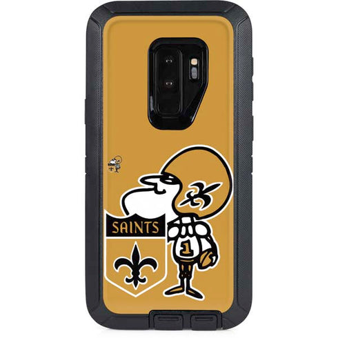 NFL New Orleans Saints Retro Logo Otterbox Defender Galaxy Skin