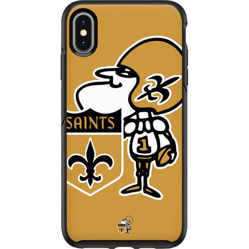 NFL New Orleans Saints Retro Logo Otterbox Symmetry iPhone Skin