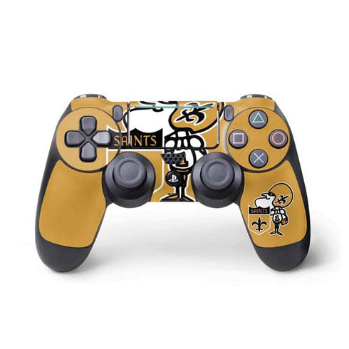 NFL New Orleans Saints Retro Logo PS4 Pro/Slim Controller Skin