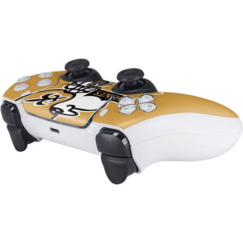 NFL New Orleans Saints Retro Logo PS5 Controller Skin