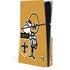 NFL New Orleans Saints Retro Logo PS5 Slim Disk Console Skin
