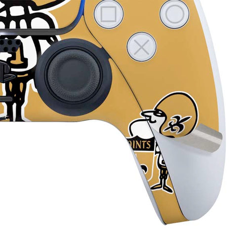 NFL New Orleans Saints Retro Logo PS5 Slim Digital Edition Bundle Skin