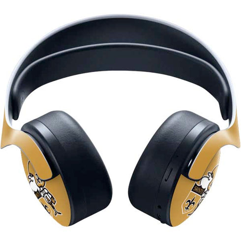 NFL New Orleans Saints Retro Logo PULSE 3D Wireless Headset for PS5 Skin