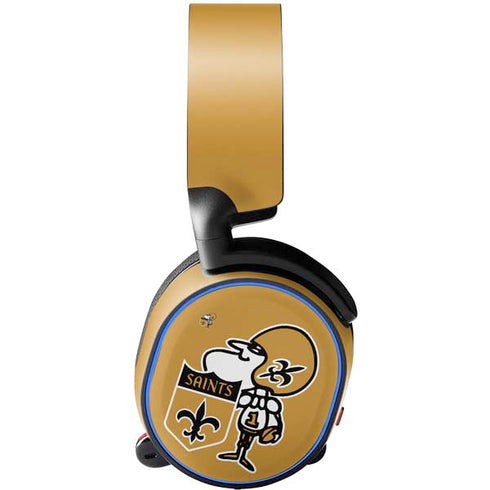 NFL New Orleans Saints Retro Logo SteelSeries Arctis 3 Skin
