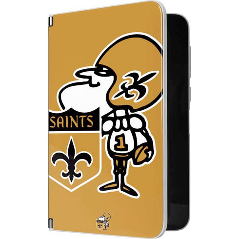 NFL New Orleans Saints Retro Logo Surface Duo Skin