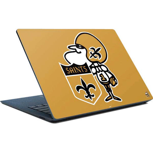 NFL New Orleans Saints Retro Logo Surface Laptop Skin
