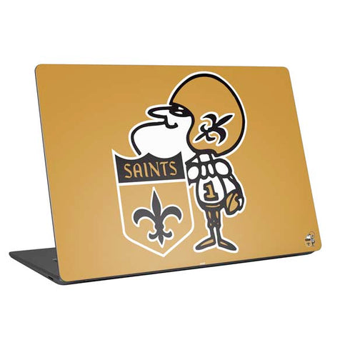 NFL New Orleans Saints Retro Logo Universal Laptop 11in (8.8 x 6.2in) Skin