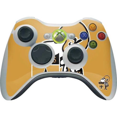 NFL New Orleans Saints Retro Logo Xbox 360 Wireless Controller Skin