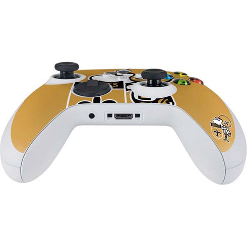 NFL New Orleans Saints Retro Logo Xbox Series S Controller Skin