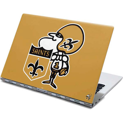 NFL New Orleans Saints Retro Logo Yoga 910 2-in-1 14in Touch-Screen Skin