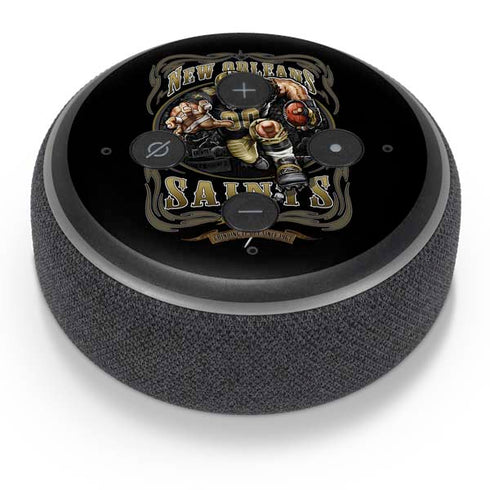 Liquid Blue NFL New Orleans Saints Running Back Amazon Echo Dot Skin