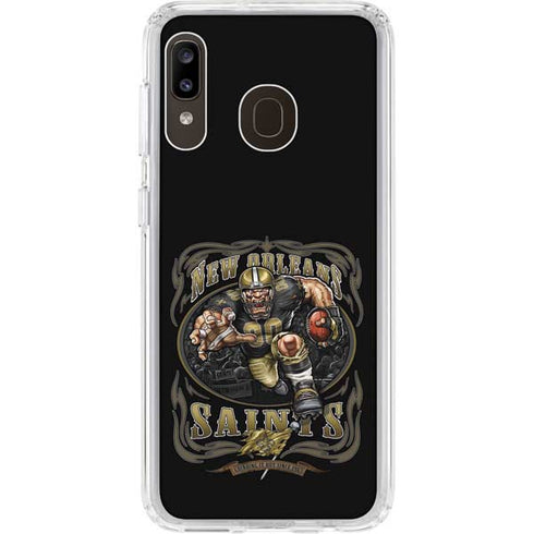 Liquid Blue NFL New Orleans Saints Running Back Galaxy A20 Clear Case