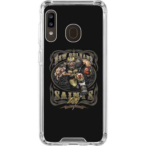 Liquid Blue NFL New Orleans Saints Running Back Galaxy A30 Clear Case