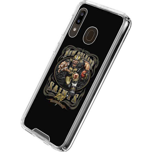 Liquid Blue NFL New Orleans Saints Running Back Galaxy A30 Clear Case