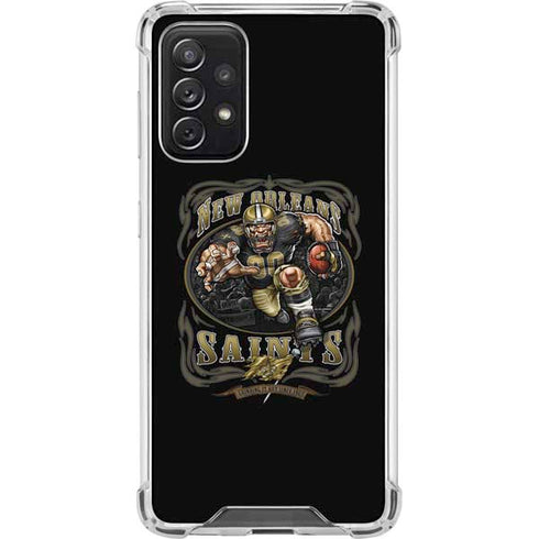 Liquid Blue NFL New Orleans Saints Running Back Galaxy A72 5G Clear Case