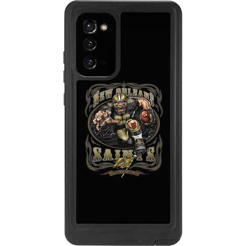 Liquid Blue NFL New Orleans Saints Running Back Galaxy Note20 5G Waterproof Case