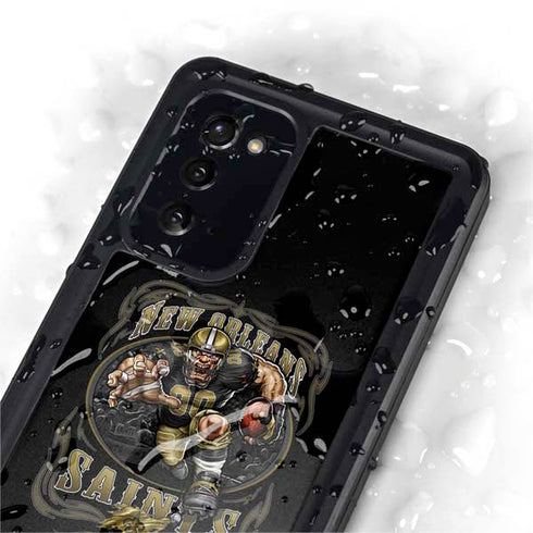 Liquid Blue NFL New Orleans Saints Running Back Galaxy Note20 5G Waterproof Case