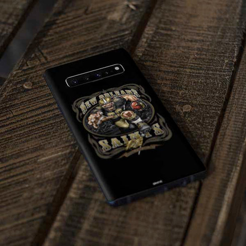 Liquid Blue NFL New Orleans Saints Running Back Galaxy S10 Plus Skin