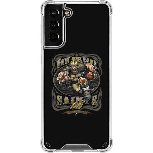Liquid Blue NFL New Orleans Saints Running Back Galaxy S21 Plus 5G Clear Case