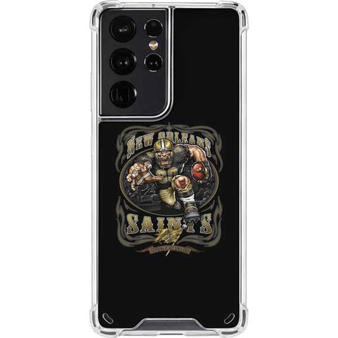 Liquid Blue NFL New Orleans Saints Running Back Galaxy S21 Ultra 5G Clear Case