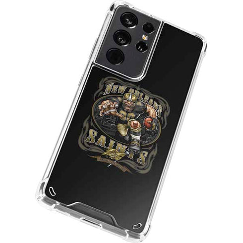 Liquid Blue NFL New Orleans Saints Running Back Galaxy S21 Ultra 5G Clear Case