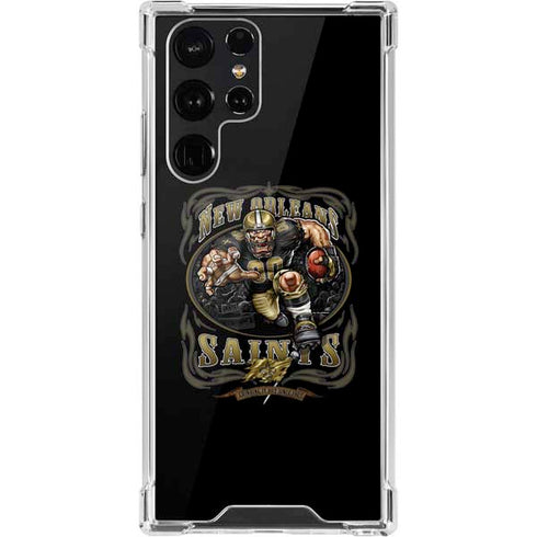 Liquid Blue NFL New Orleans Saints Running Back Galaxy S22 Ultra Clear Case