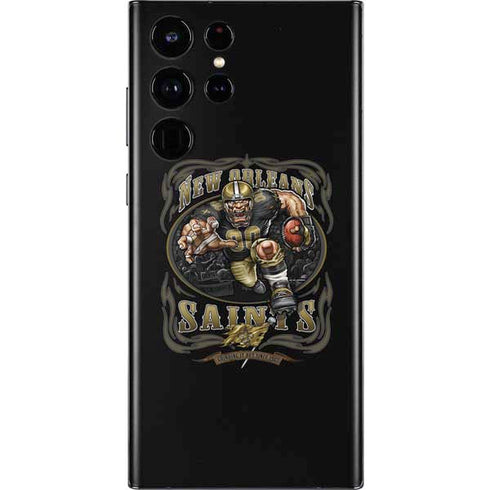 Liquid Blue NFL New Orleans Saints Running Back Galaxy S22 Ultra Skin